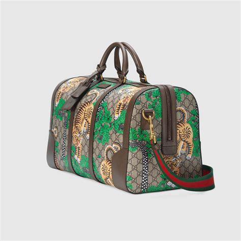 gucci bengal gg supreme duffle|black gg supreme duffle bag.